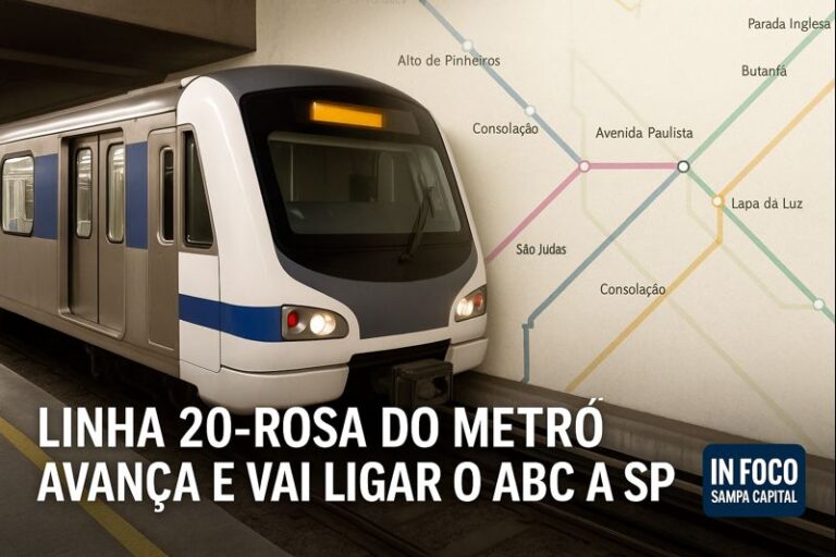Linha 20-Rosa do Metrô avança e vai ligar o ABC a SP