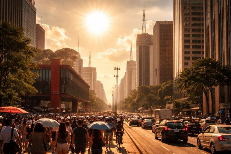 São Paulo registra calor recorde pelo segundo dia seguido