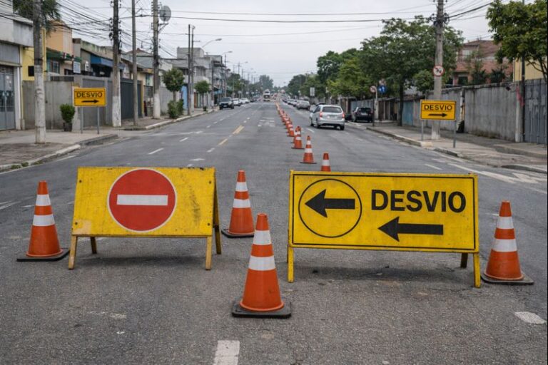 Av. Dr. Almiro Leal da Costa, no Itaim Paulista, será interditada por 15 dias para obras