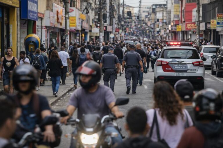 Trio em motocicletas realiza sequência de roubos a pedestres na Zona Leste de São Paulo