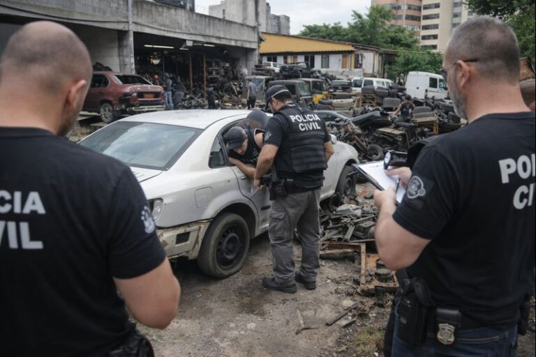 Suspeitos são presos em operação contra desmanches ilegais na Zona Leste de São Paulo