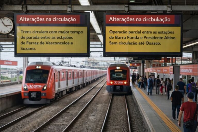 CPTM altera circulação de trens para obras de manutenção e modernização